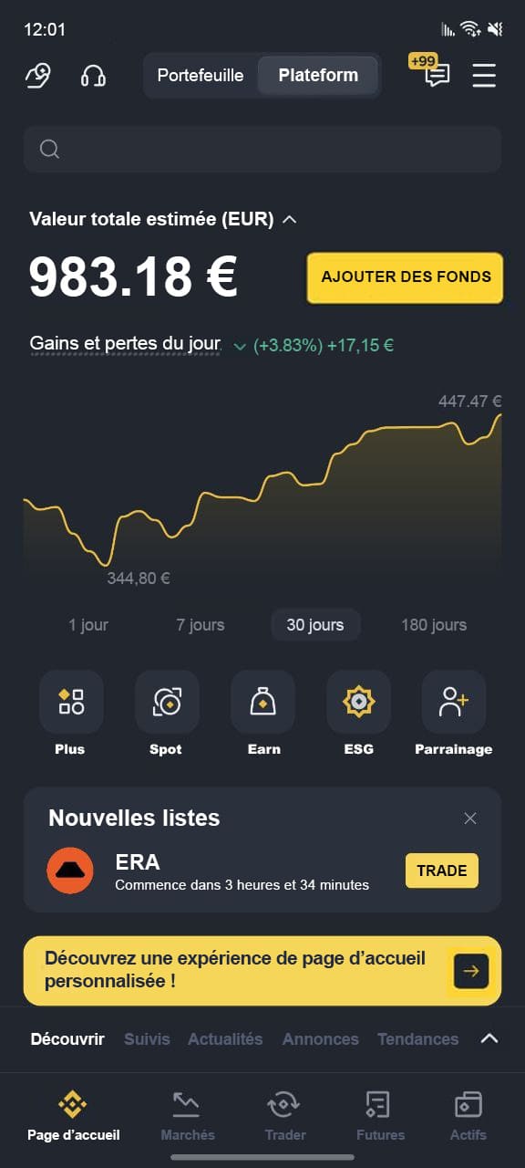 Eternal Lunesta portefeuille trading avancé